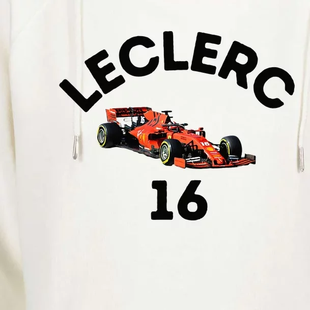 F1 Charles Leclerc Race Womens Funnel Neck Pullover Hood