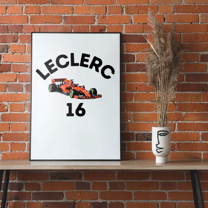 F1 Charles Leclerc Race Poster