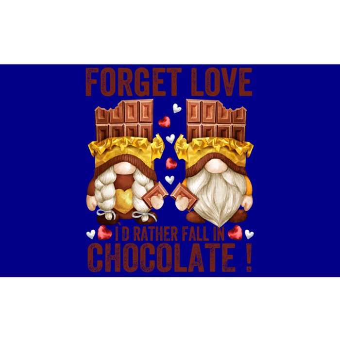 Funny Chocolate Lover Gnome Funny Gift Anti Valentines Day Great Gift Bumper Sticker