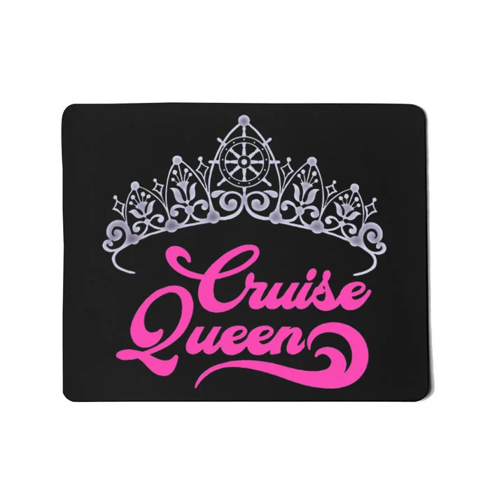 funny Cruising Lover Gift  Cruise Queen Mousepad