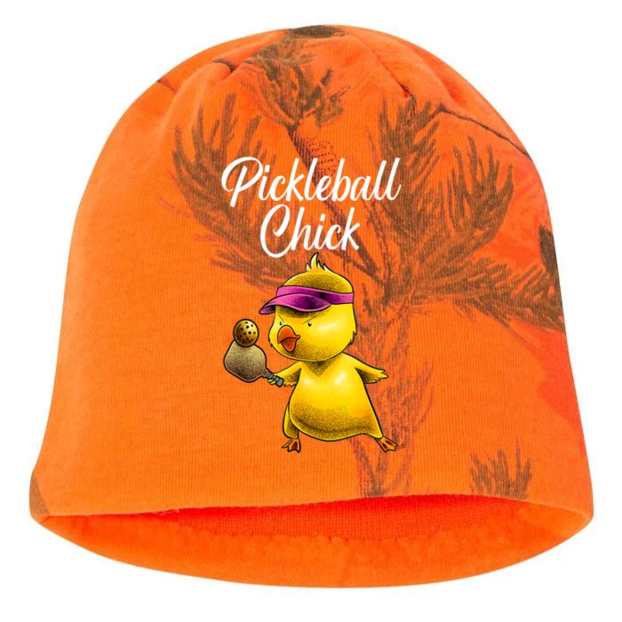 Funny Chick Lover Pickleball Paddle Sport Gift For Girl Kati - Camo Knit Beanie