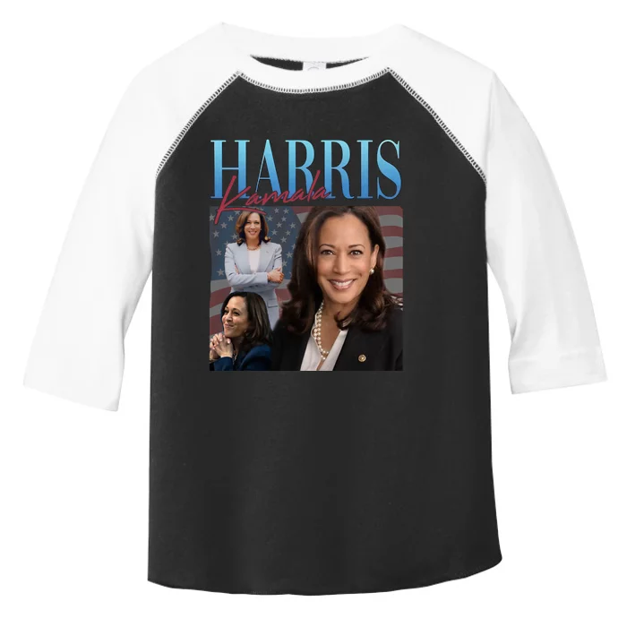 Funny Cat Lovers Kamala Harris Blue Cats Wave For Kamala Toddler Fine Jersey T-Shirt