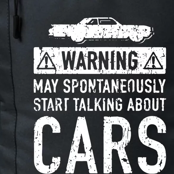 Funny Car Lover Gift Garage Owner Car Fixer Enthusiast Daily Commute Backpack