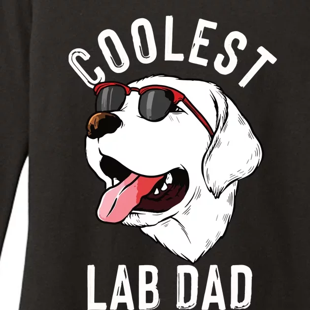 Funny Coolest Lab Dad Gift For White Labrador Dog Lover Men Womens CVC Long Sleeve Shirt