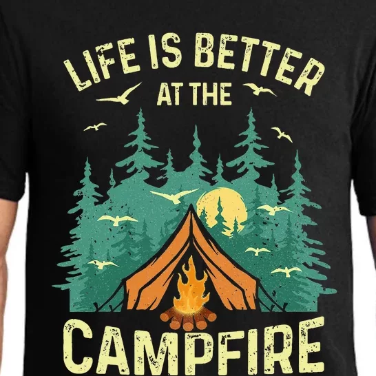 Funny Camping Lover Design For Camping Vacationist Pajama Set