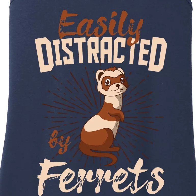 Ferret Cute Lover Expert Mustelidae Ladies Essential Tank