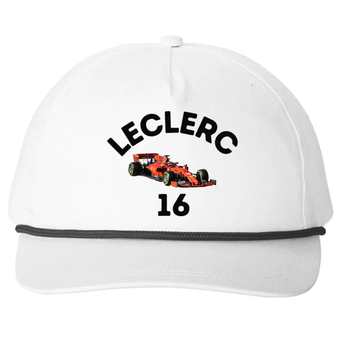 F1 Charles Leclerc Race Snapback Five-Panel Rope Hat