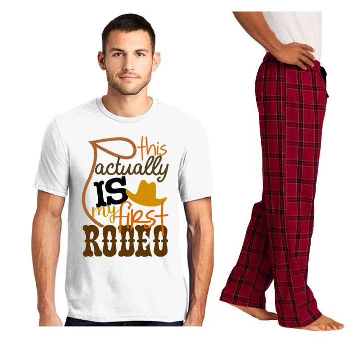 Funny Country Life Howdy This Actually Is My First Rodeo Pajama Set