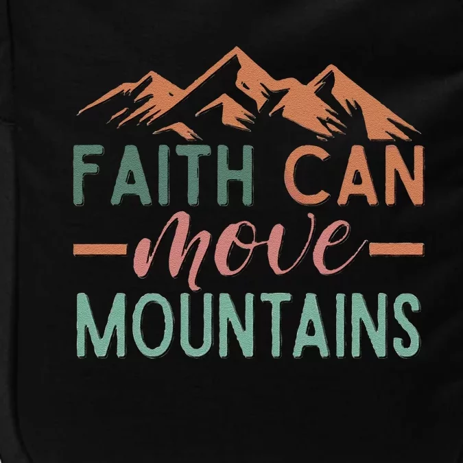 Faith Can Move Mountains Impact Tech Backpack