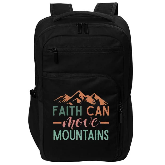 Faith Can Move Mountains Impact Tech Backpack