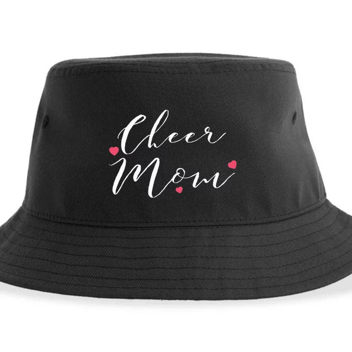 Funny Cheerleading Mom Cheer Mom Sustainable Bucket Hat