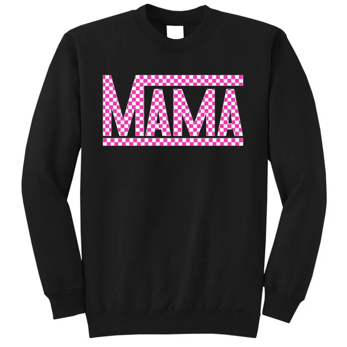 Funny Checkered Mama Color Gift Women Sweatshirt