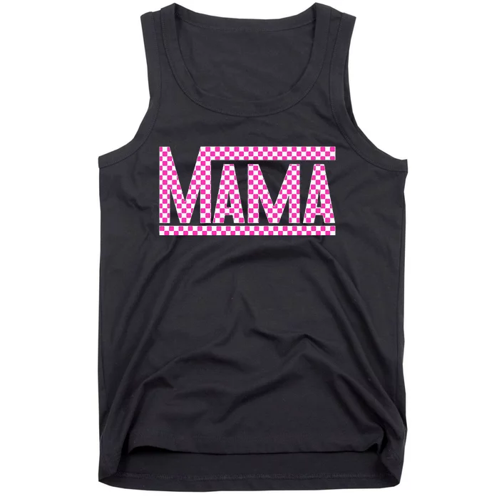 Funny Checkered Mama Color Gift Women Tank Top