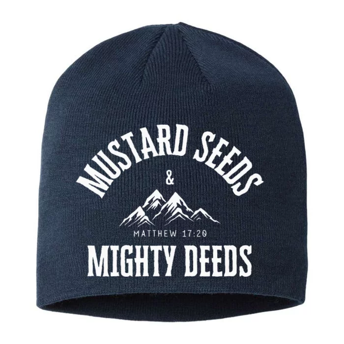 Faith Can Move Mountains 8 1/2in Sustainable Knit Beanie