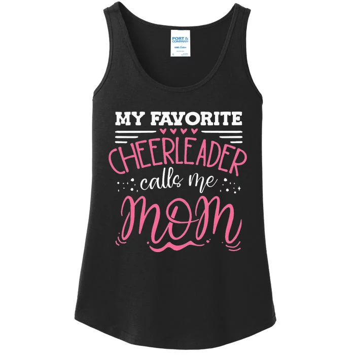 Funny Cheerleading Mother Cheer Mom Ladies Essential Tank