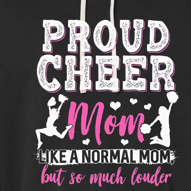 Funny Cheerleading Mom Cheer Mom gift for mother's day Garment-Dyed Fleece Hoodie