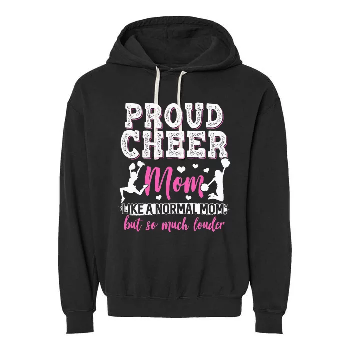 Funny Cheerleading Mom Cheer Mom gift for mother's day Garment-Dyed Fleece Hoodie