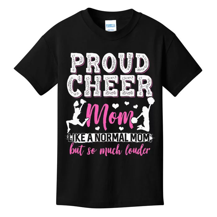 Funny Cheerleading Mom Cheer Mom gift for mother's day Kids T-Shirt