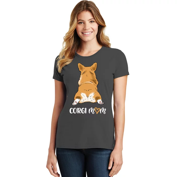 Funny Corgi Mom For Dog Lovers Women's T-Shirt