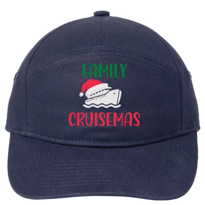 Family Cruisemas Matching Cruise Ship Christmas Gift 7-Panel Snapback Hat