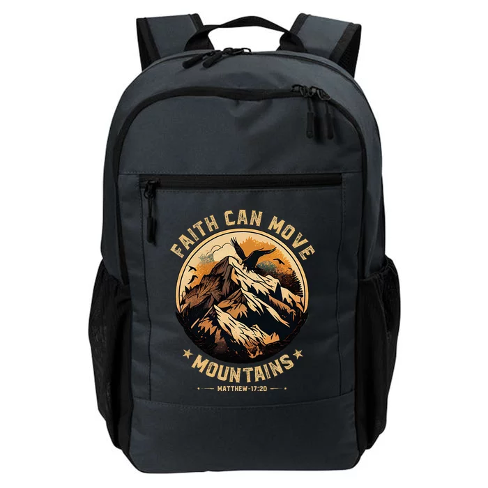 Faith Can Move Mountains Christian Daily Commute Backpack