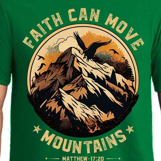 Faith Can Move Mountains Christian Pajama Set