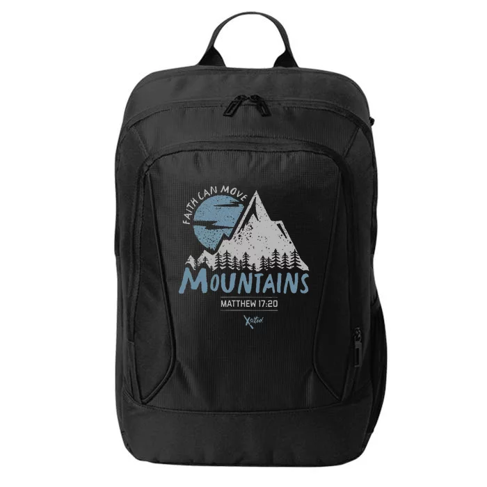 Faith Can Move Mountains Christian City Backpack