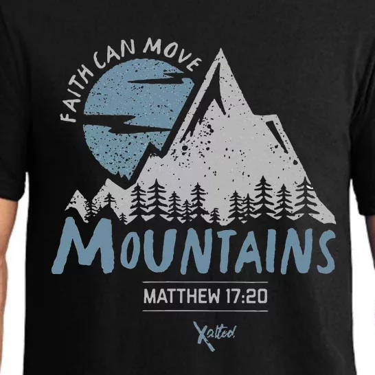 Faith Can Move Mountains Christian Pajama Set