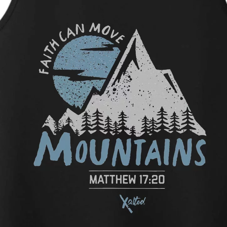 Faith Can Move Mountains Christian Performance Tank