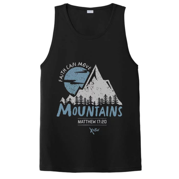 Faith Can Move Mountains Christian Performance Tank