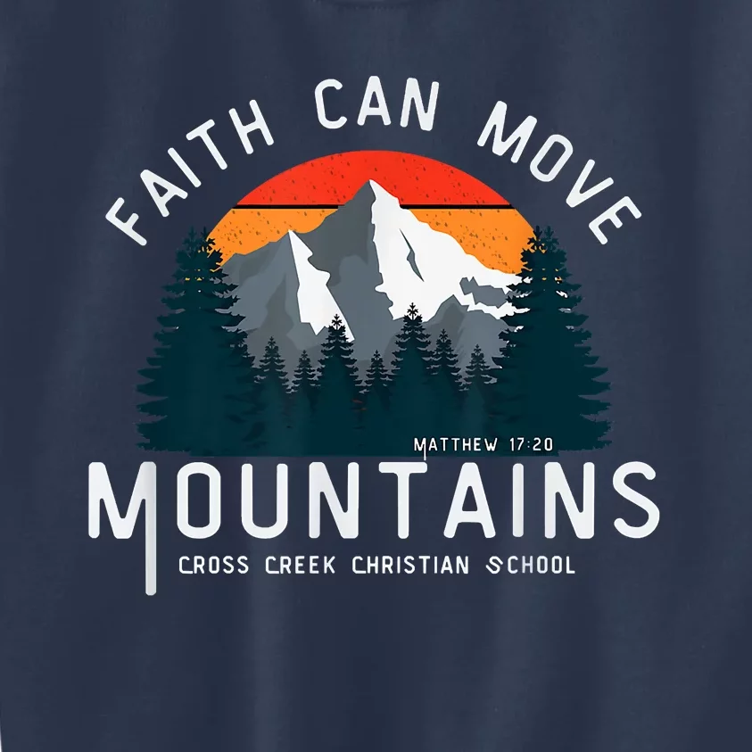 Faith Can Move Mountains Kids Sweatshirt