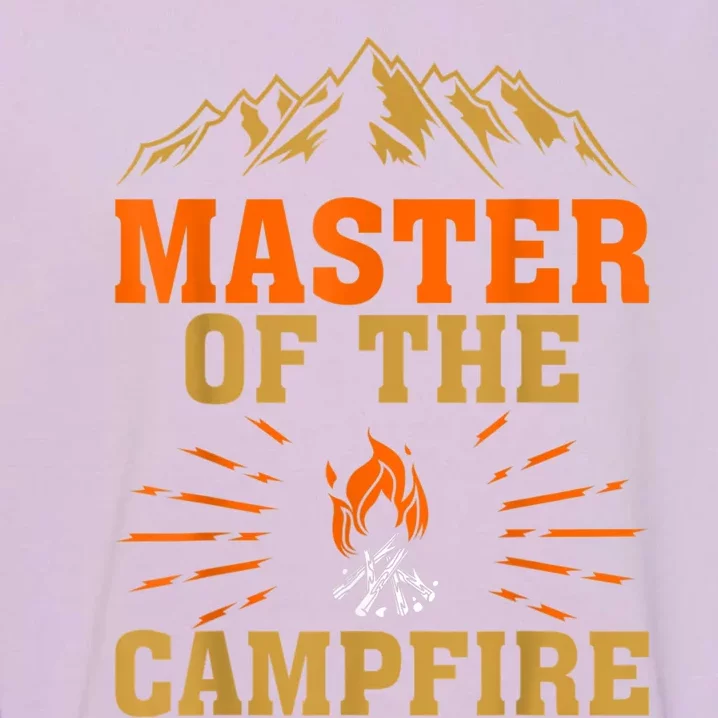 Funny Camping Master Of The Campfire Garment-Dyed Sweatshirt