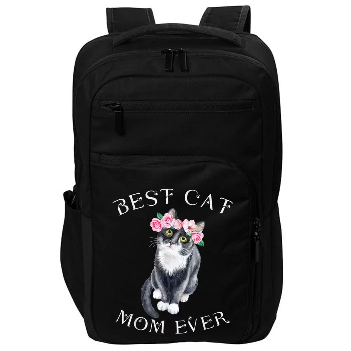 Funny Cat Mom For Cat Loversmothers Day Gift Impact Tech Backpack