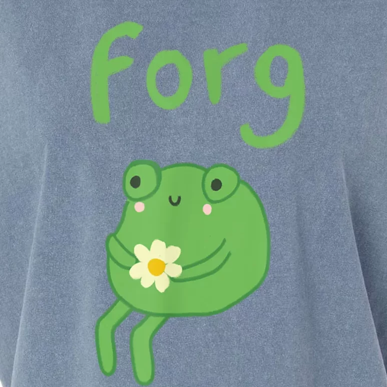 Frog Cake Meme Cute Aesthetic Forg Garment-Dyed Women's Muscle Tee