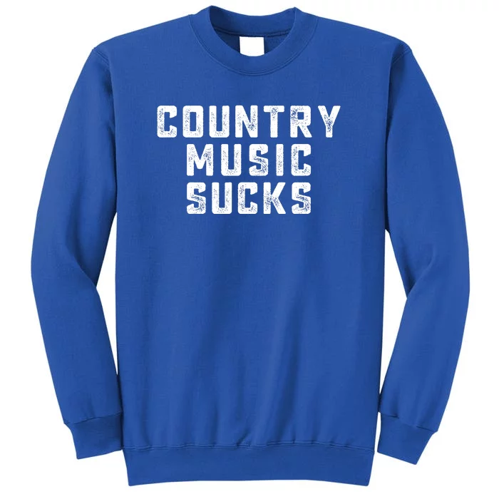 Funny Country Music Gifts Pop Country Sucks Sweatshirt