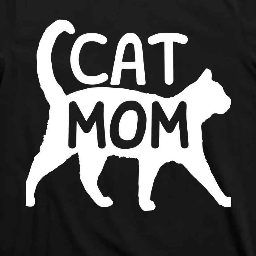 Funny Cat Mom Shirt For Women Cat Lovers Cute Mothers Day T-Shirt