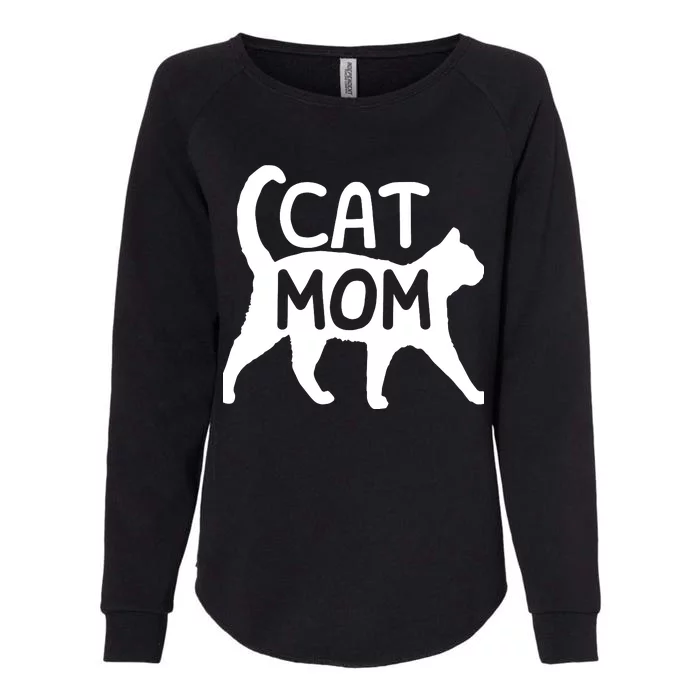 Funny Cat Mom Shirt For Women Cat Lovers Cute Mothers Day Womens California Wash Sweatshirt