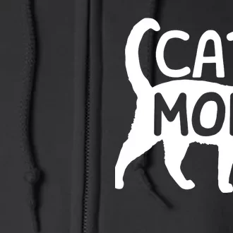 Funny Cat Mom Shirt For Women Cat Lovers Cute Mothers Day Full Zip Hoodie