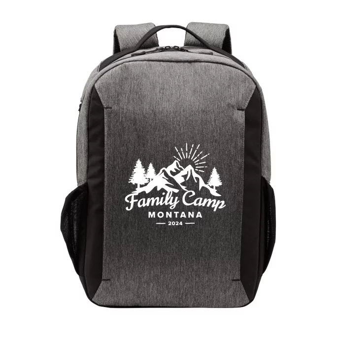 Family Camp Montana 2024 Matching Family Vector Backpack