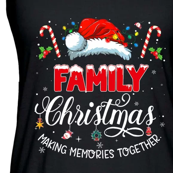 Family Christmas Making Memories Together Matching Ladies Essential Flowy Tank