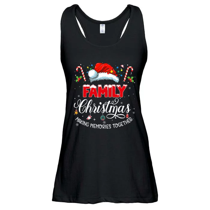 Family Christmas Making Memories Together Matching Ladies Essential Flowy Tank