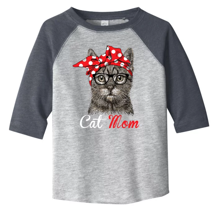 Funny Cat Mom For Cat LoversMothers Day Gift Toddler Fine Jersey T-Shirt