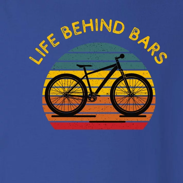 Funny Cycling Mountain Bike Downhill Biking Life Behind Bars Gift Toddler Long Sleeve Shirt