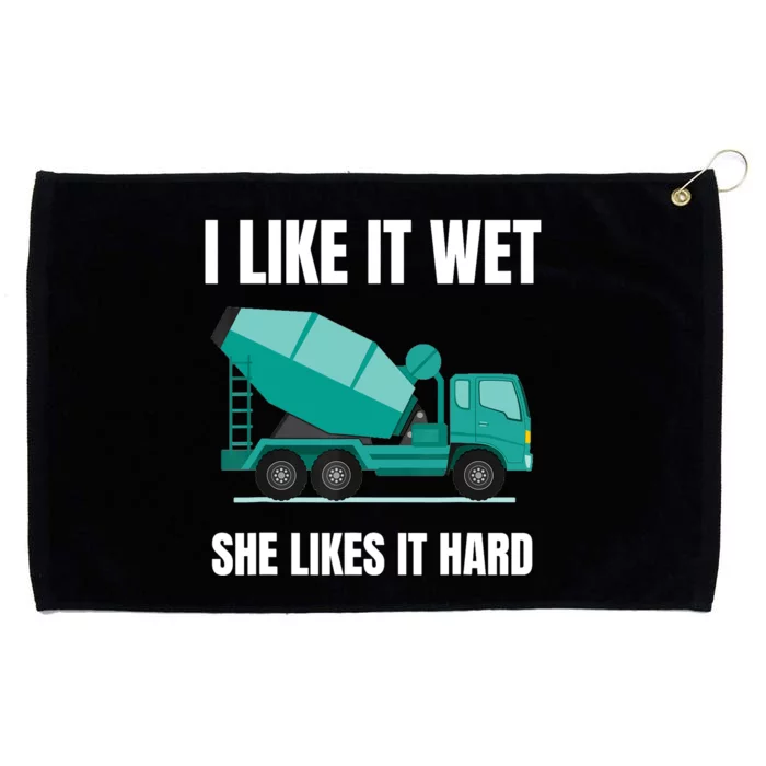 Funny Concrete Mixer - Cement Mixer Truck Driver Gift Grommeted Golf Towel