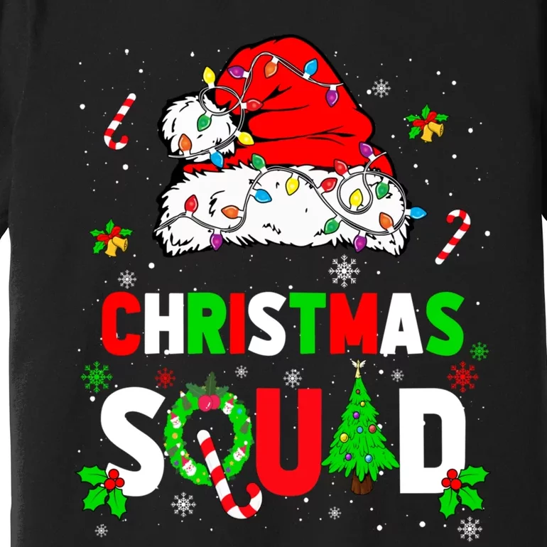 Family Christmas Matching Outfits Team Santa Elf Squad Premium T-Shirt