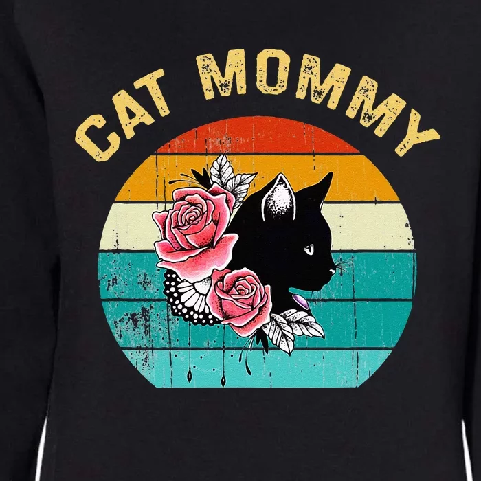 Funny Cat Mommy Cat Best Cat Mom Ever Meow With My Cat Womens California Wash Sweatshirt