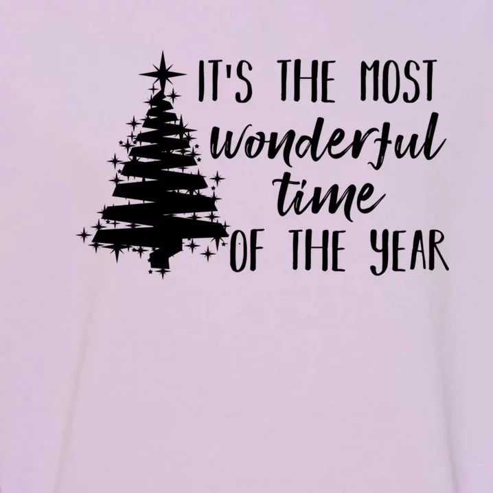 Funny Christmas Matching The Most Wonderful Time Of The Year Great Gift Garment-Dyed Sweatshirt