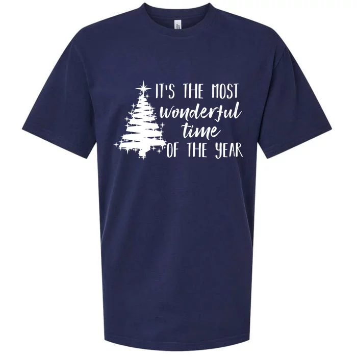 Funny Christmas Matching The Most Wonderful Time Of The Year Great Gift Sueded Cloud Jersey T-Shirt