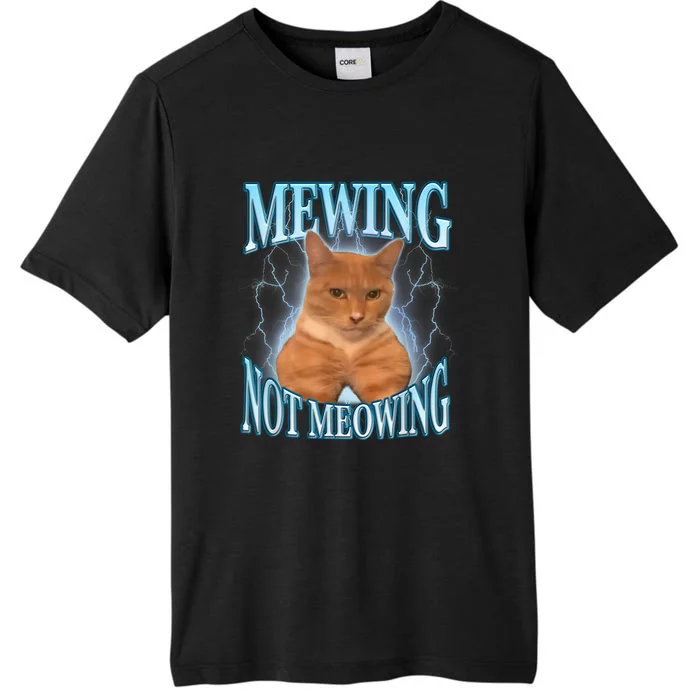 Funny Cat Meme Meowing Looks Max Meowing ChromaSoft Performance T-Shirt