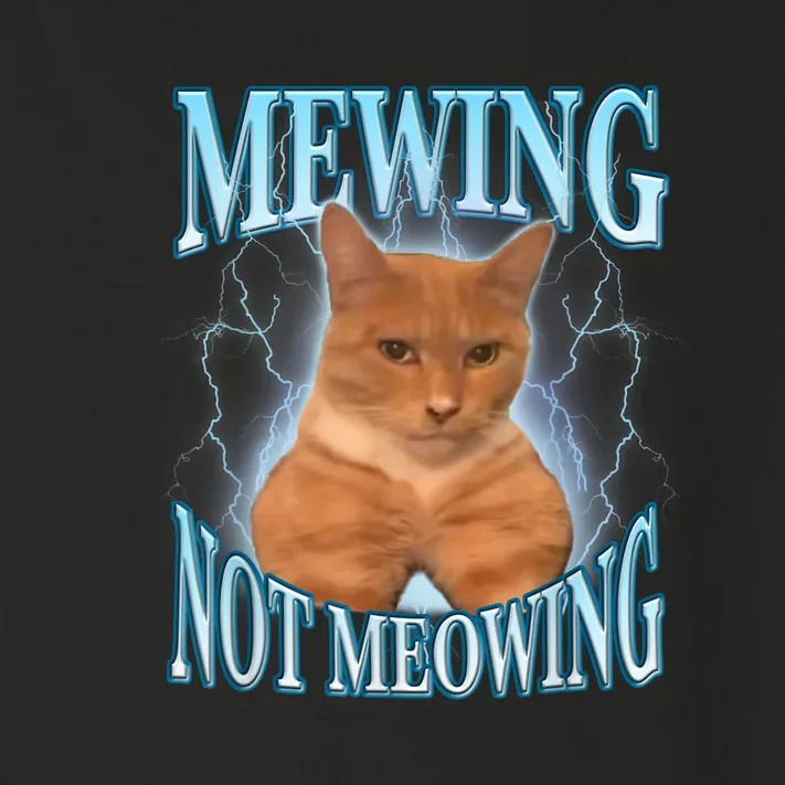 Funny Cat Meme Meowing Looks Max Meowing Toddler Long Sleeve Shirt